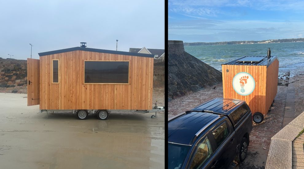 Turning up the heat! Jersey gets second pop-up sauna