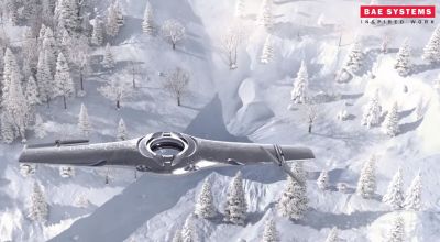 This futuristic unmanned aircraft combines technology for maximum effect
