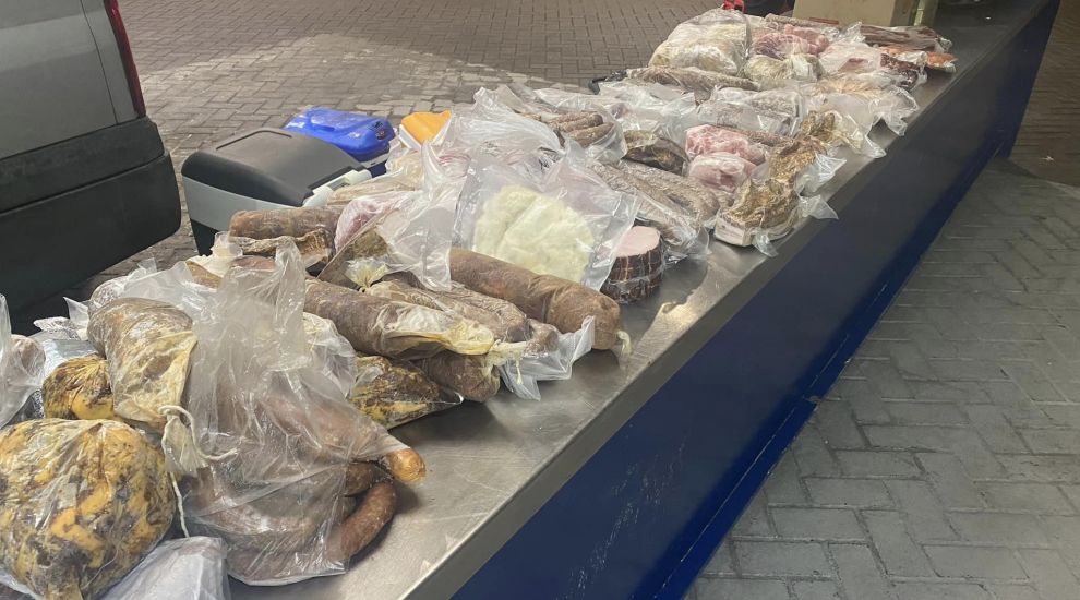 120kg of pork products pulled by Customs