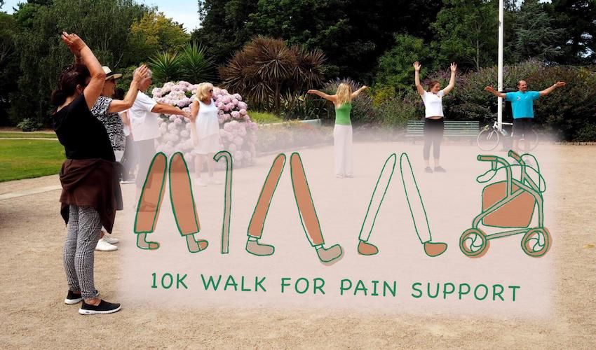 Can you walk 10metres, 10mins or 10km for those in pain?