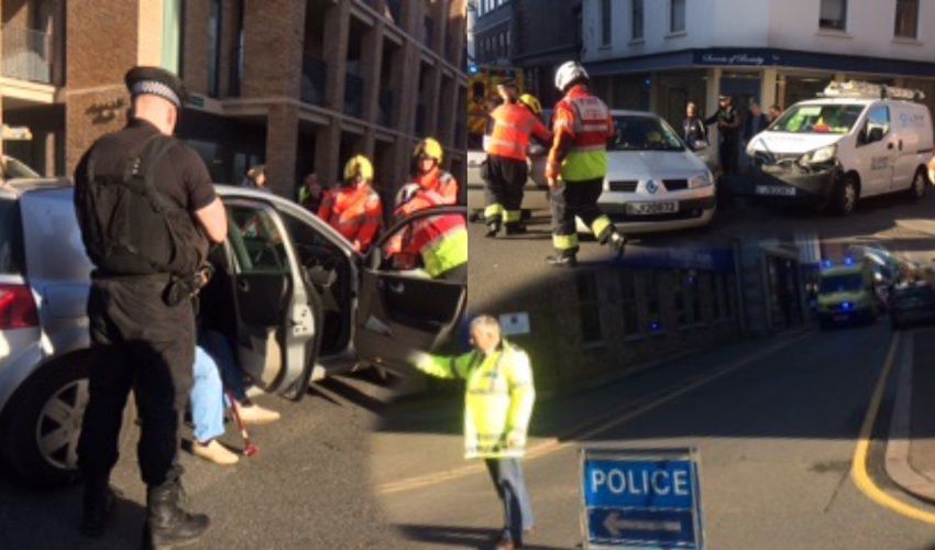 Van driver facing Parish enquiry after town crash