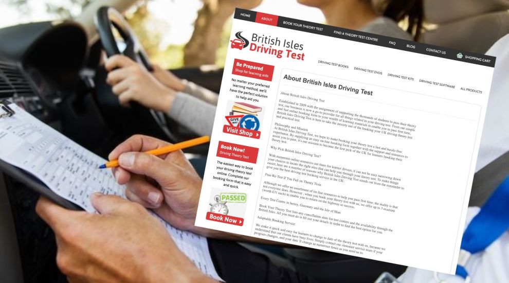 Islanders warned about driving test website scam