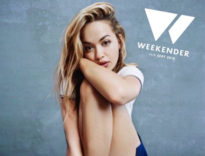 Rita Ora to hit Weekender festival in September