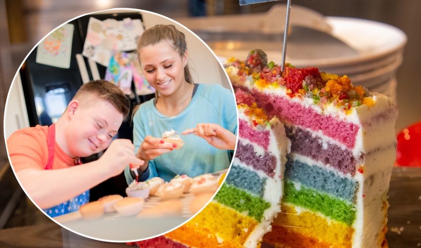 Rainbow bakes to support islanders with learning disabilities