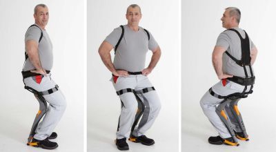 Chairless Chair: A wearable device that will let you sit anywhere you want