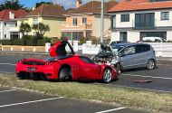 Did you see the multi-million Ferrari Enzo crash?