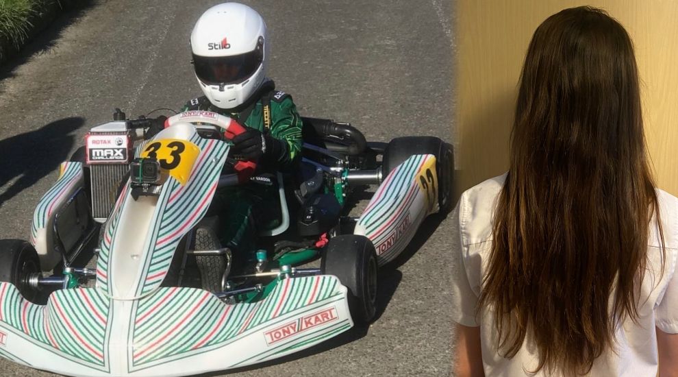 Young karting enthusiast to undergo 21-inch charity hair cut