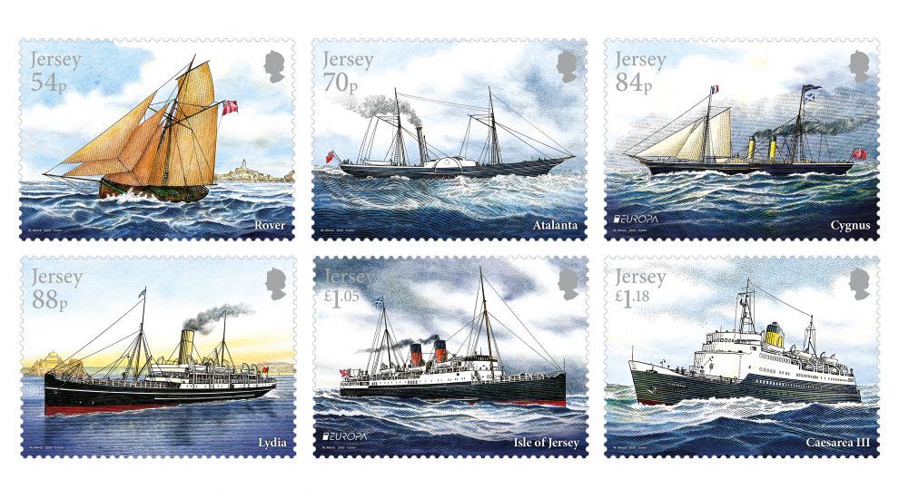 Historic mail ships to feature on Jersey stamps