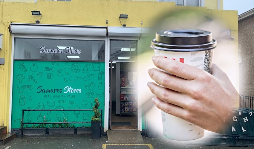 Shop offers free hot drinks to emergency workers