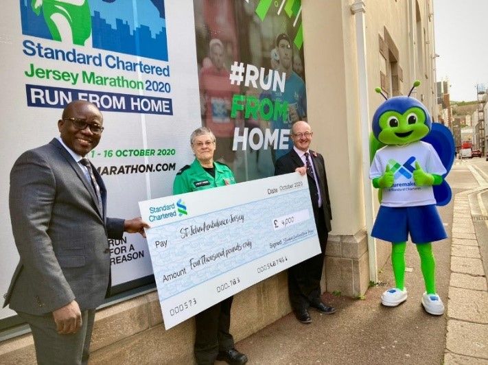 Standard Chartered Jersey Run from Home Challenge  raises over £5,200 for charity