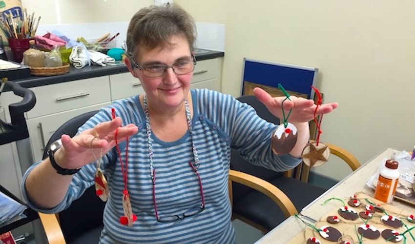 Visually impaired islanders get crafty for Christmas charity sale