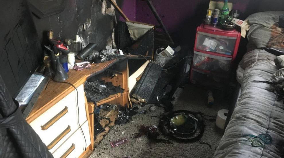 Hamster dies after incense burner sets flat on fire