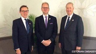 Estonian Ambassador says thanks for private jet