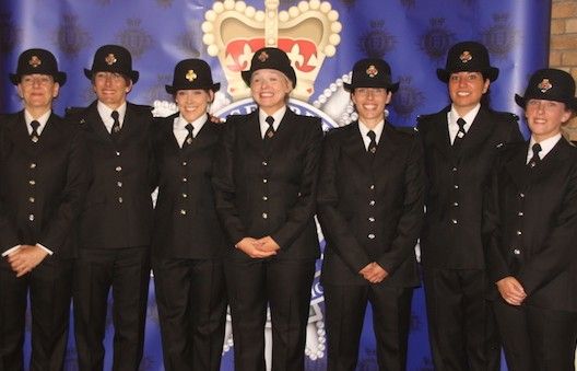 Seven new female officers at La Moye