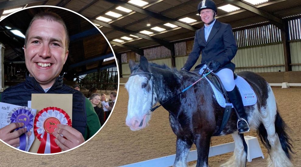 First Jersey representative in national championships for disabled riders
