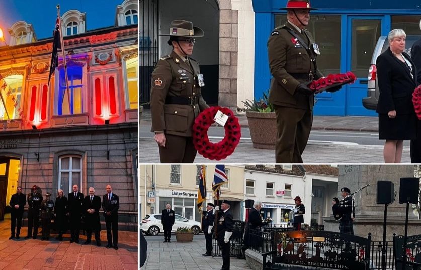 Jersey commemorates Anzac Day with dawn ceremony