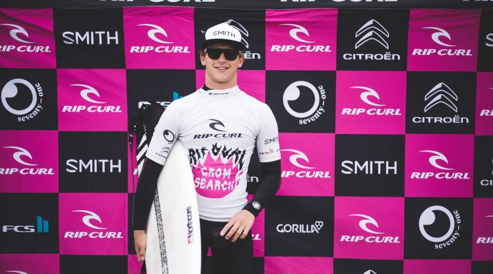 Jersey surf prodigy wins second round of Rip Curl global contest