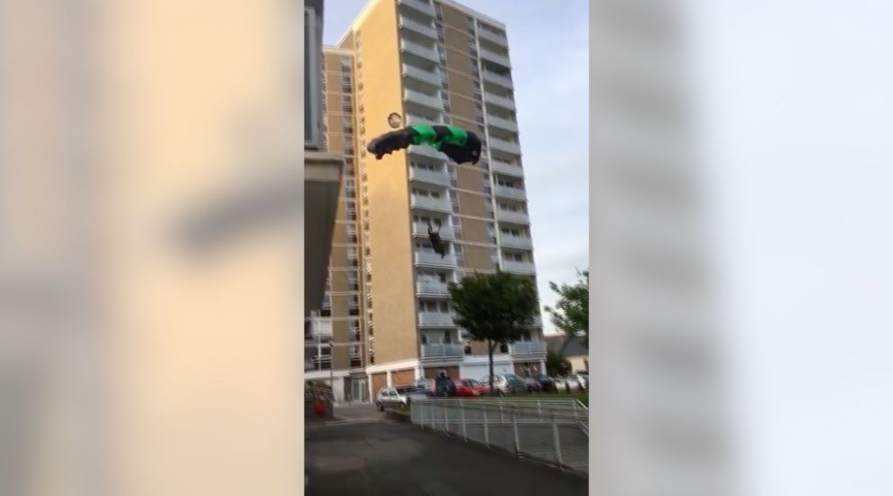 VIDEO: Dangerous BASE jump off La Collette flats is “alarming”