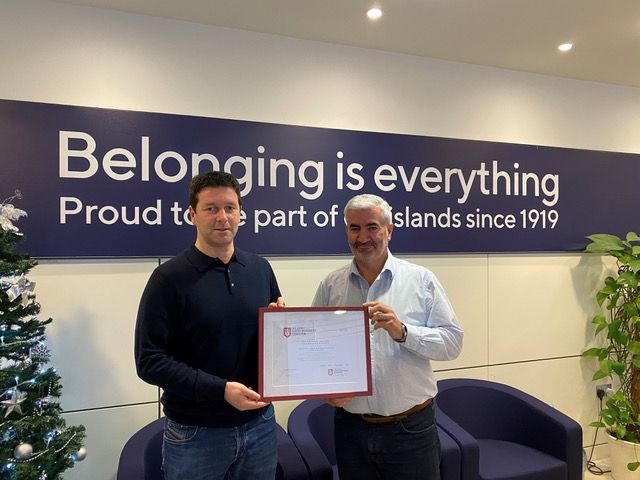 The Channel Islands Co-operative Society has been recognised for its ‘pioneering efforts’ by the Jersey Good Business Charter