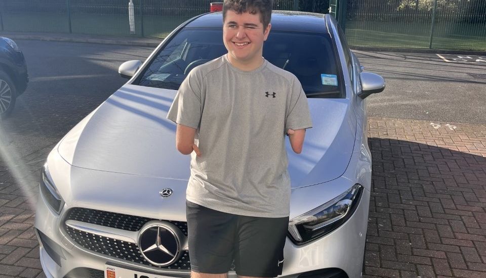 WATCH: Golf star teen continues to push limits after passing driving test