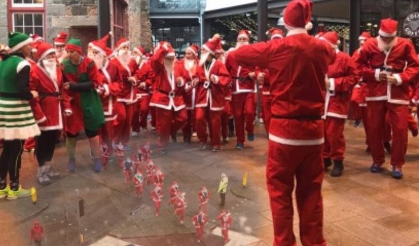 Santa Dash returns to St Helier