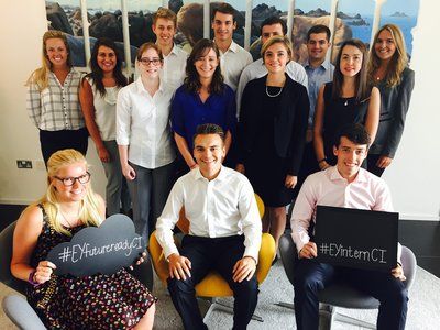 EY’s Channel Islands offices welcome 14 local university students for the second year running.