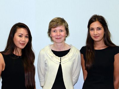Two newly qualified solicitors at Ogier