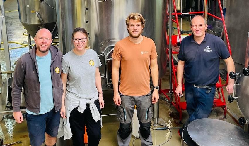 Christmas is brewing! Beery trio team up for festive tipple