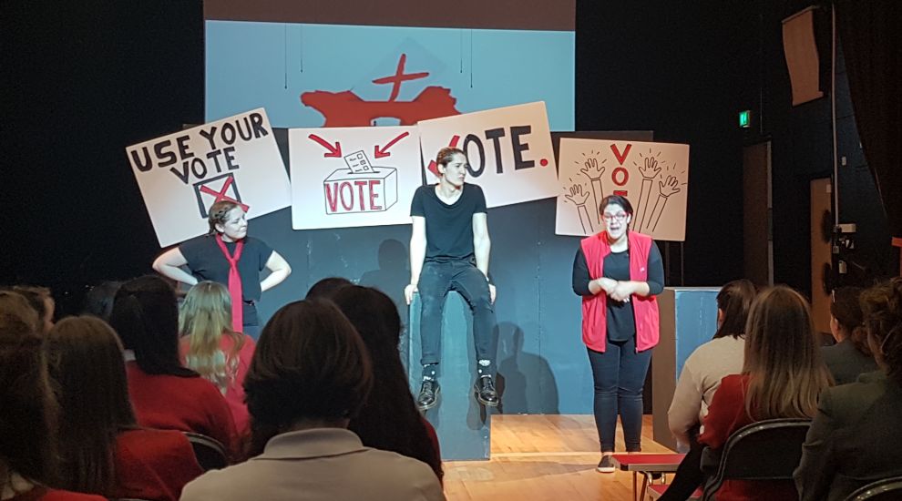 WATCH: A play to get the youth to the voting booth