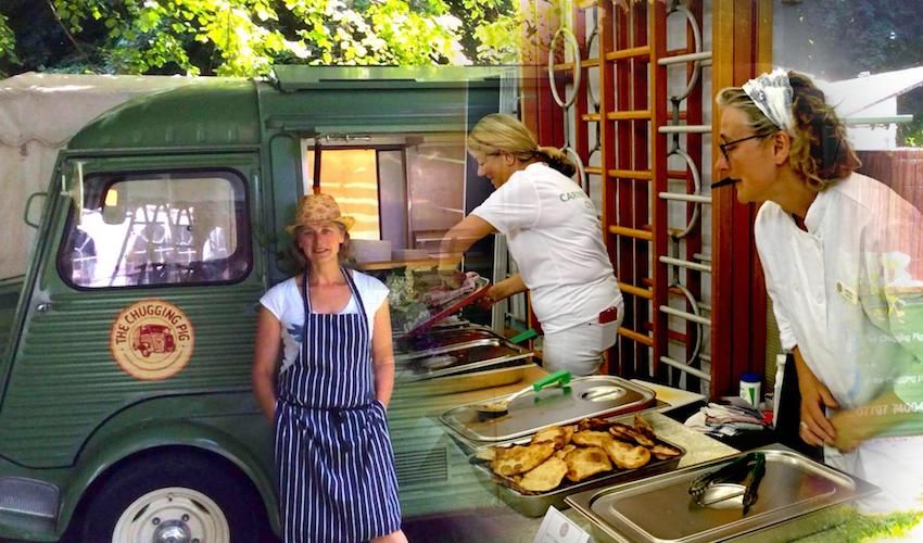Popular street food server 'chugs' into school meal project