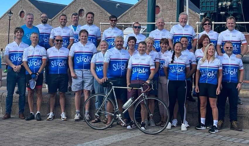 London-Paris cycle challenge for Jersey Stroke Support