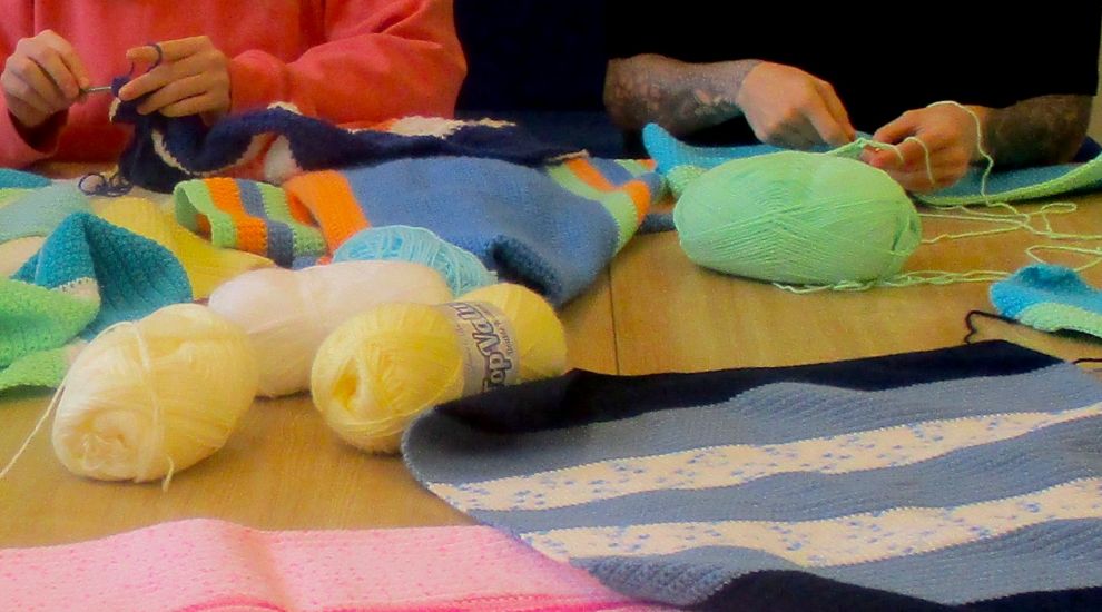 ART FIX: Prisoners create crochet blankets of support