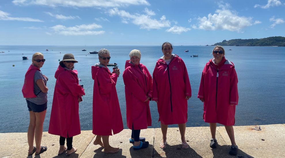 'Later life' swimmers hoping to make island relay history