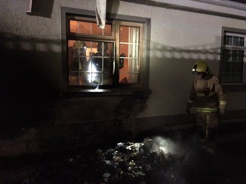 Bin fire leads to care home evacuation