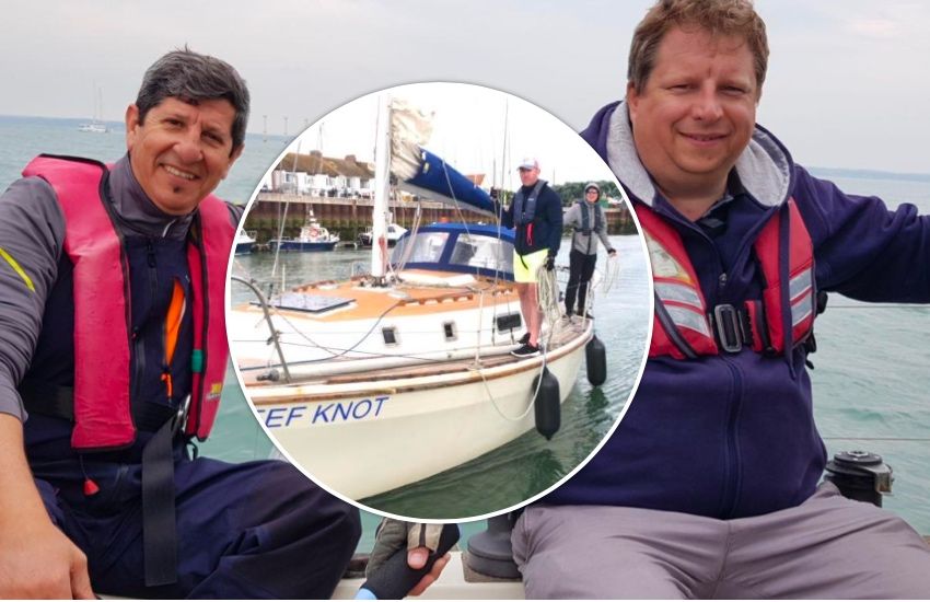 Stranded yacht crew praise kindness of strangers in Alderney