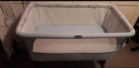 Cot bed blue ,NEXT TO ME (Chicco) 