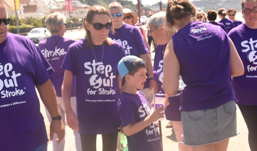 Stroke survivors tackle challenging walk