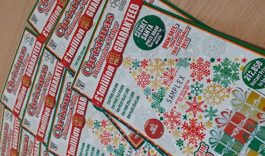 Christmas lottery ticket sales down