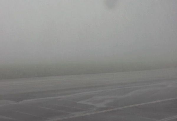 Fog plagues flights for a second day