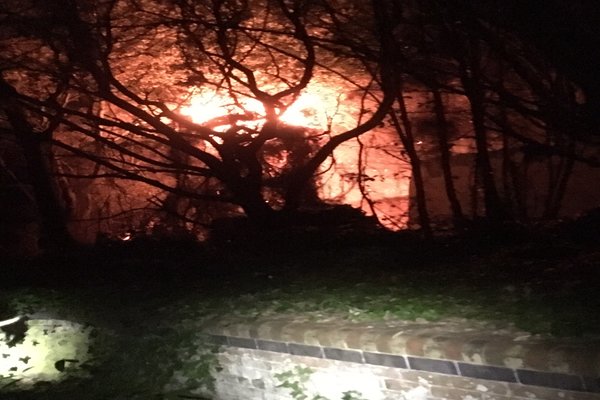 St Brelade Bay fire