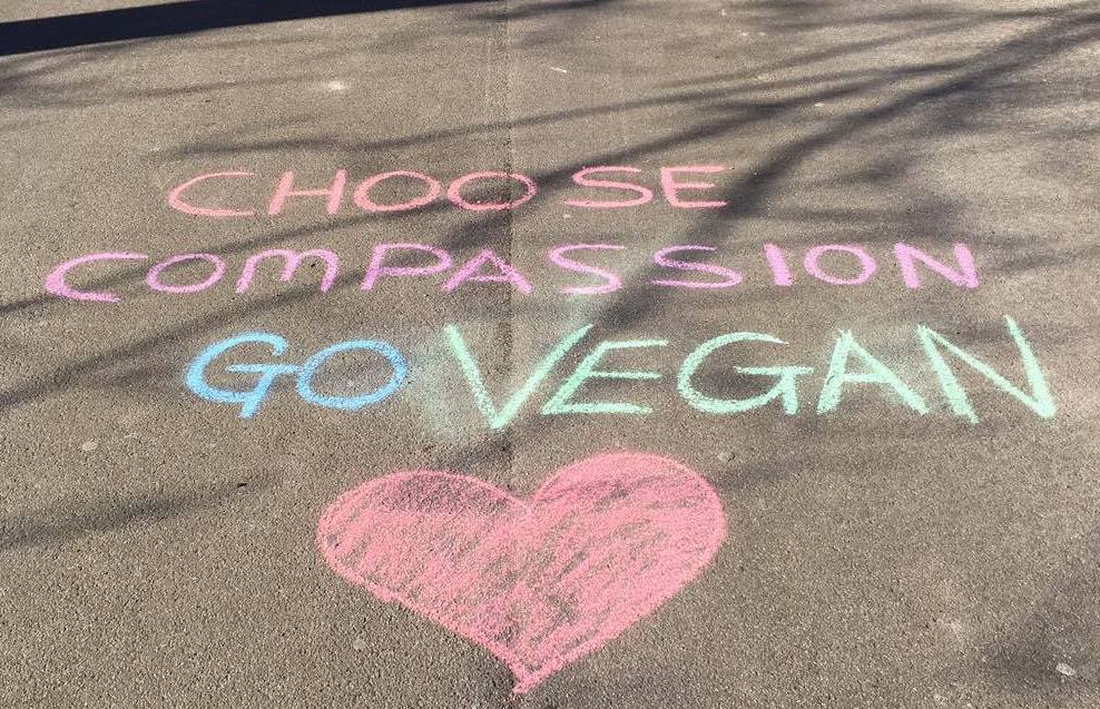 vegan graffiti