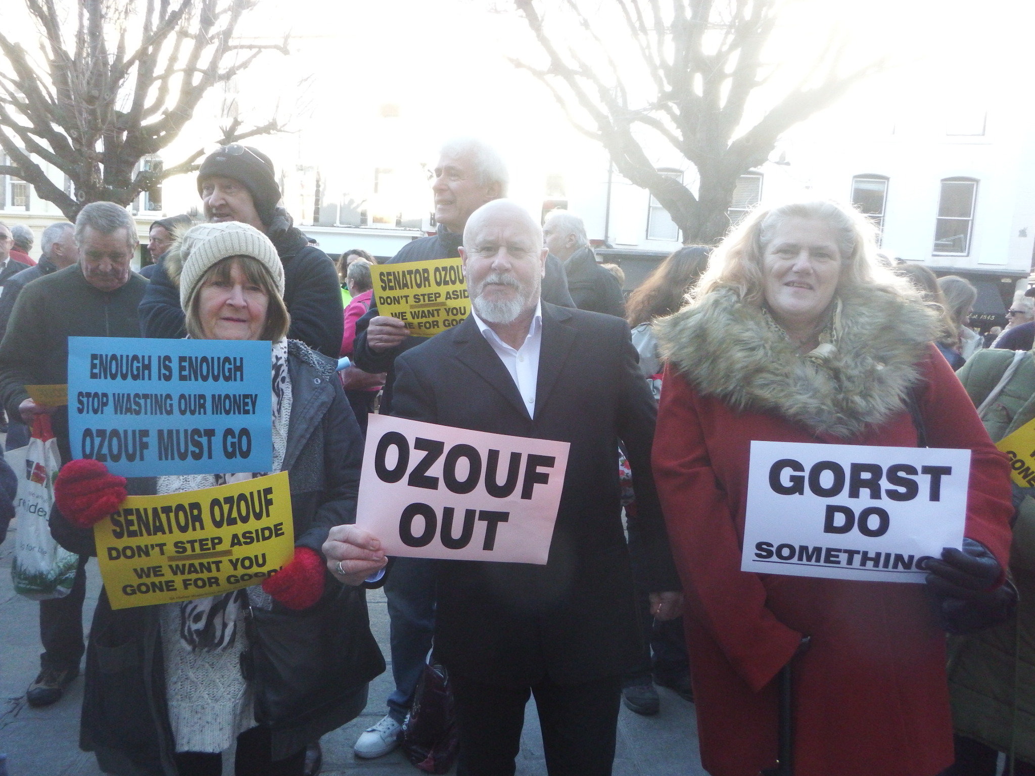 Drain the Swamp gang Ozouf Protest