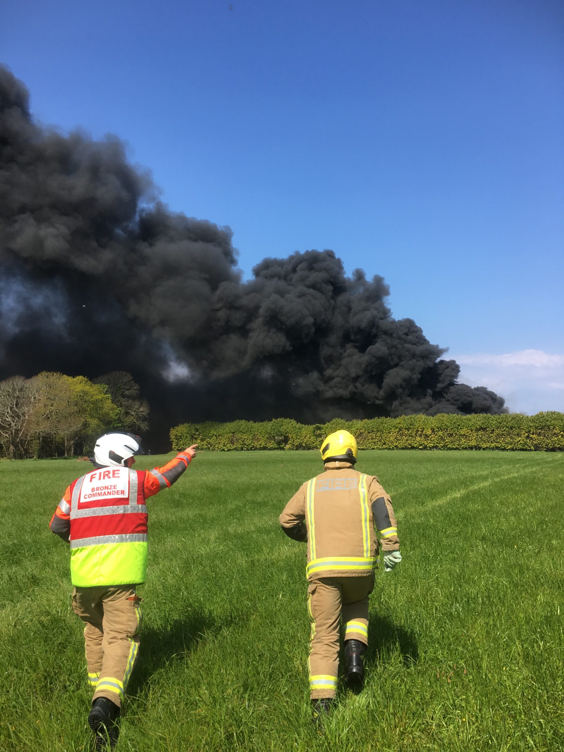 Tamba park fire