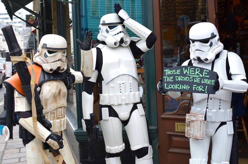 star wars stormtroopers bean around the world