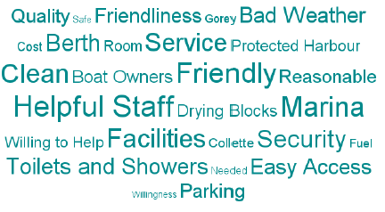 Boat Owner's survey Cloud Word