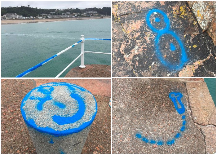 St Brelade Pier Graffiti