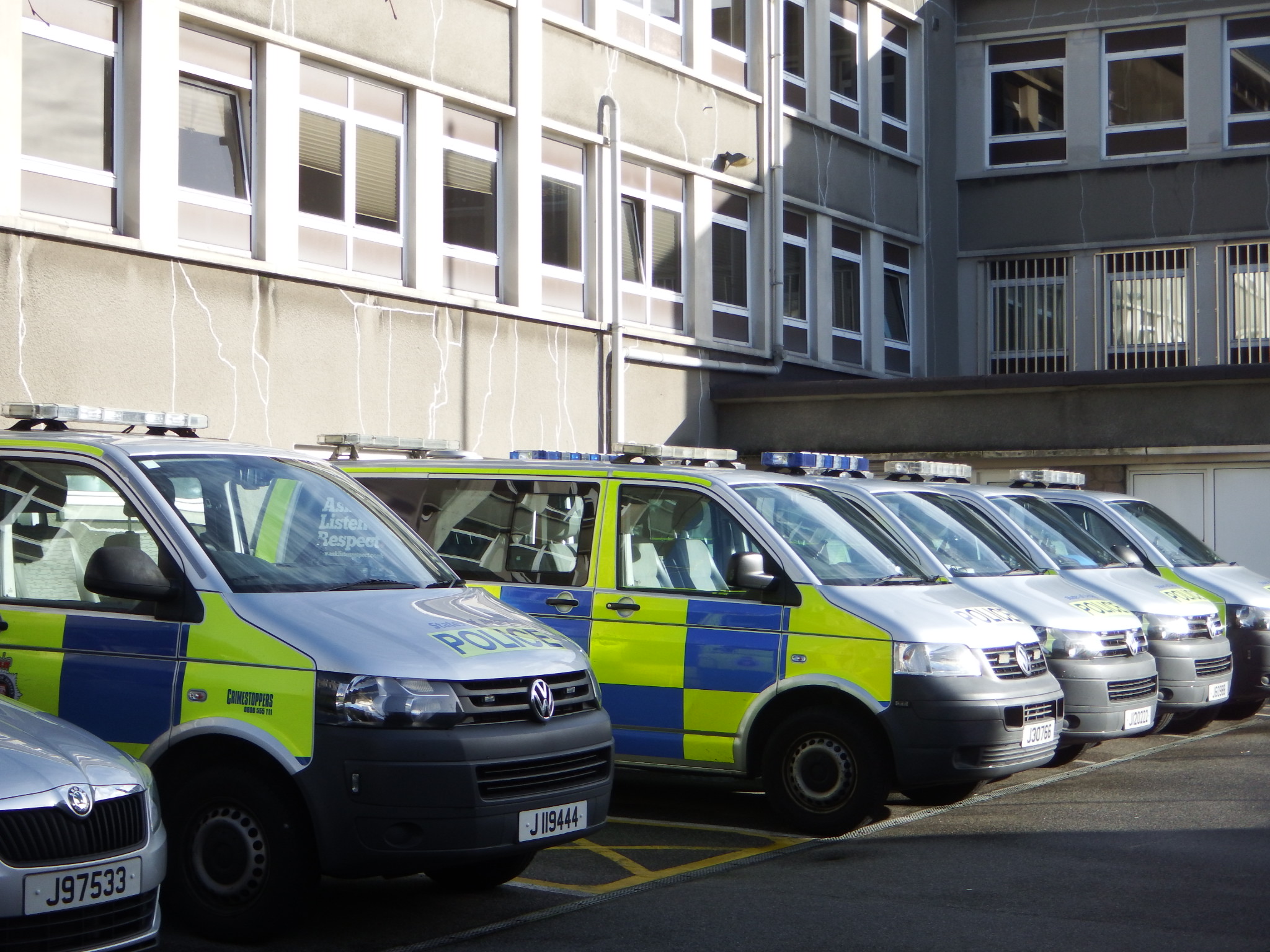 police cars