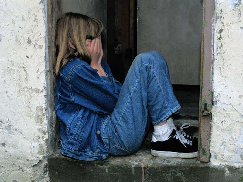 child abuse young offender children sad