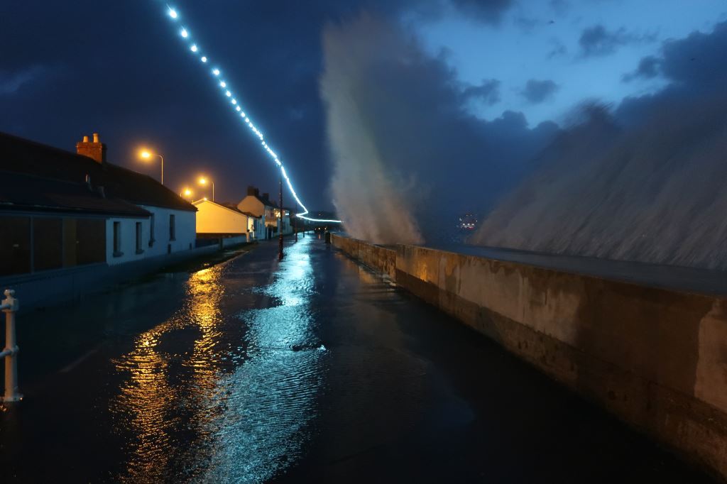 Sea wall Works