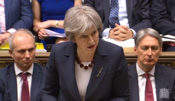 Theresa May - CREDIT: parliamentlive.tv